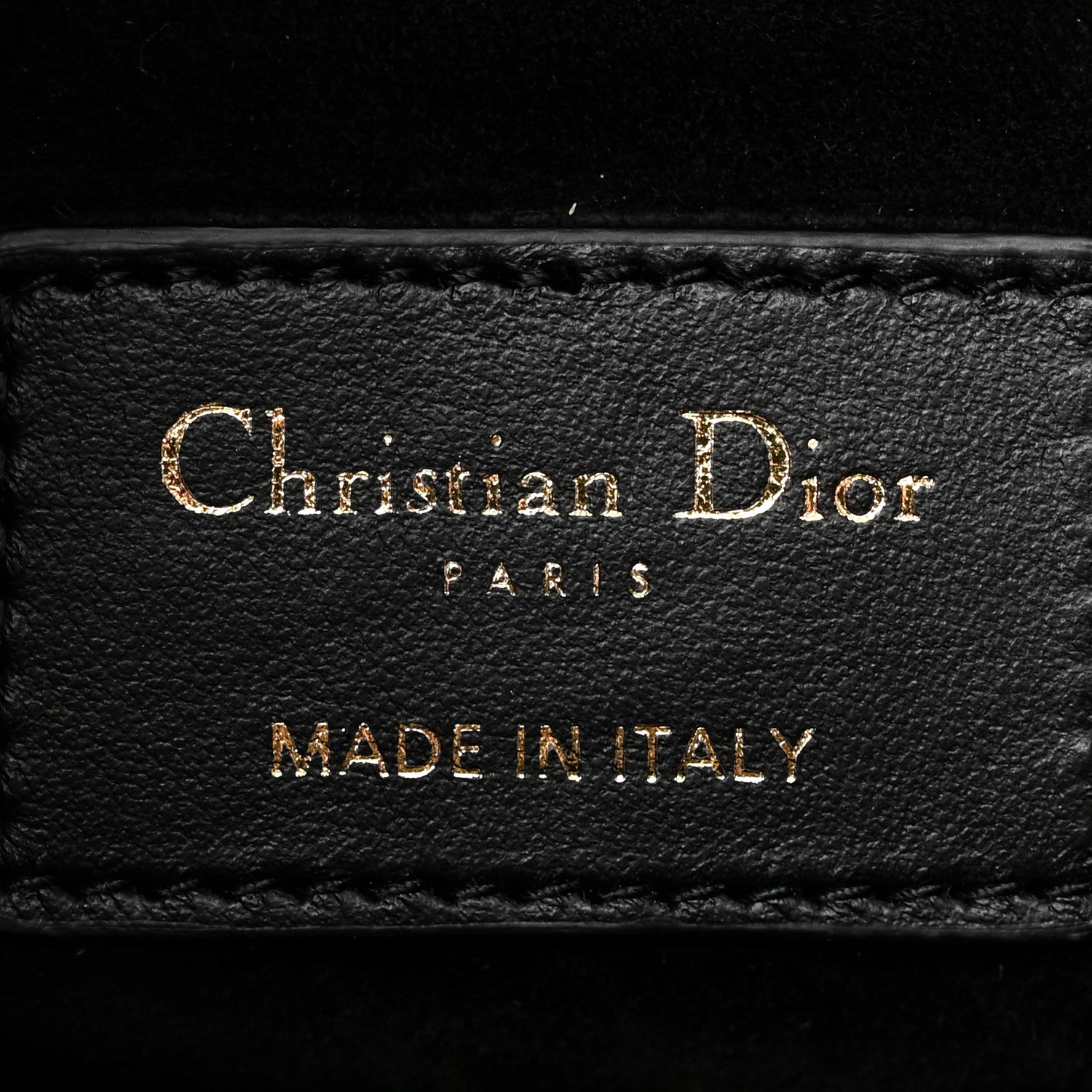 Christian Dior Calfskin Macro Cannage Small Book Tote Black 6 of 10