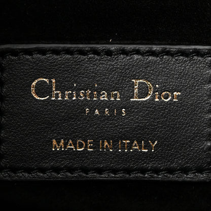 Christian Dior Calfskin Macro Cannage Small Book Tote Black 6 of 10