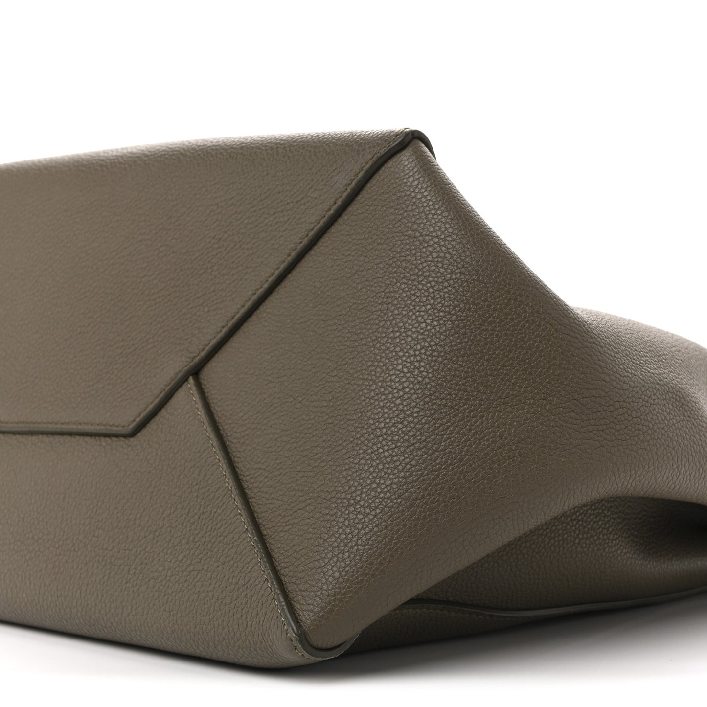 Soft Grained Calfskin Small Belt Cabas Phantom Taupe