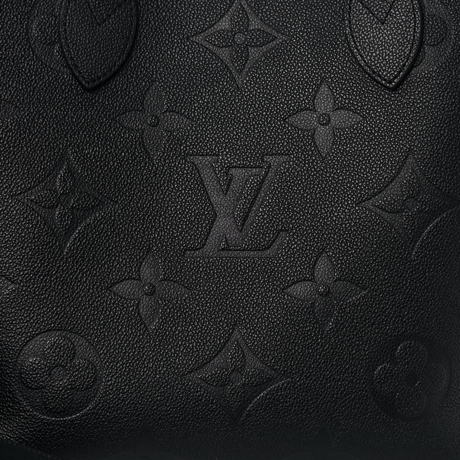 Louis Vuitton Empreinte Monogram Giant Neverfull MM Black 7 of 12