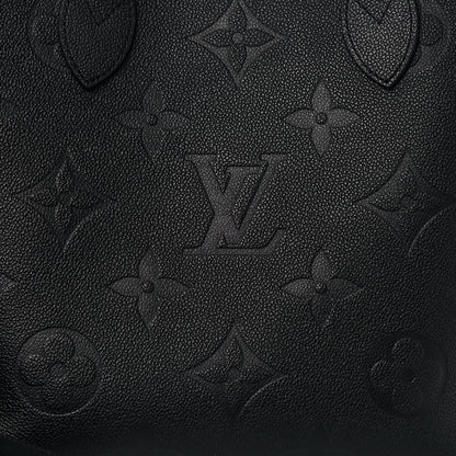 Louis Vuitton Empreinte Monogram Giant Neverfull MM Black 7 of 12