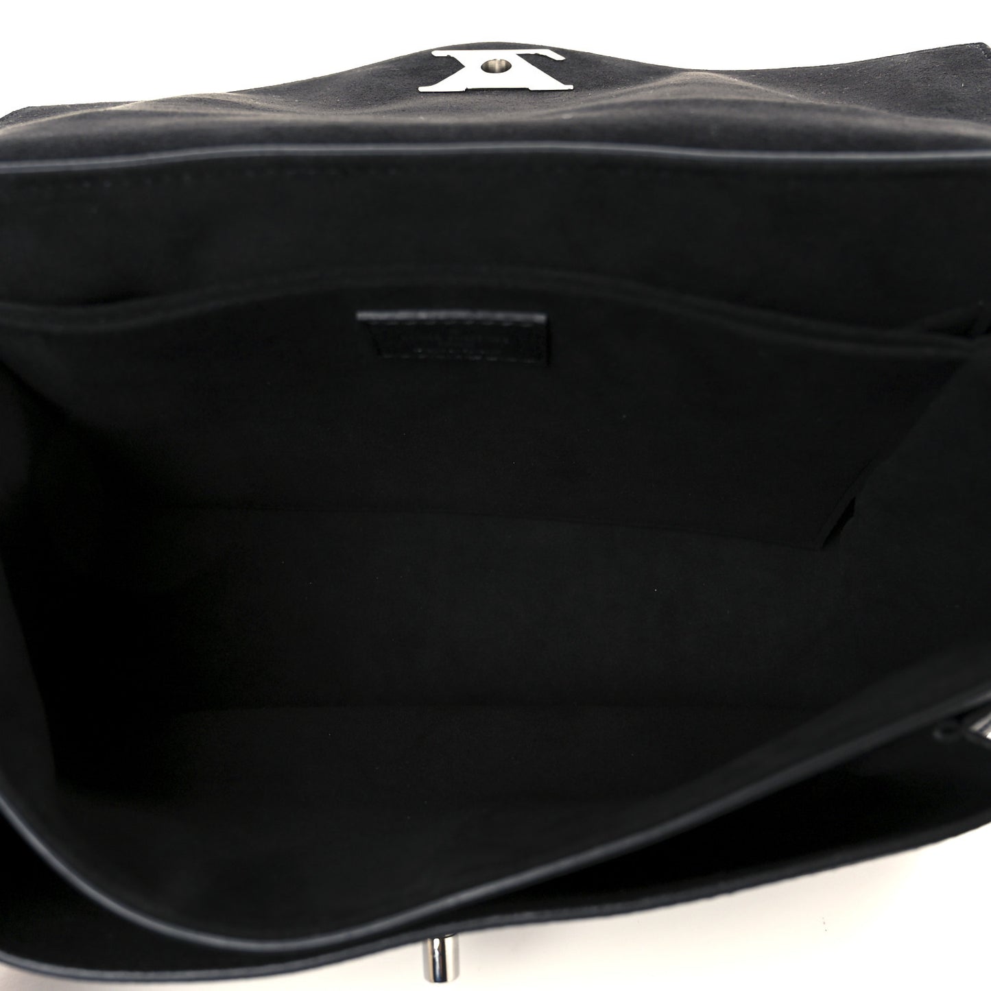 Soft Calfskin My Lockme Top Handle Black