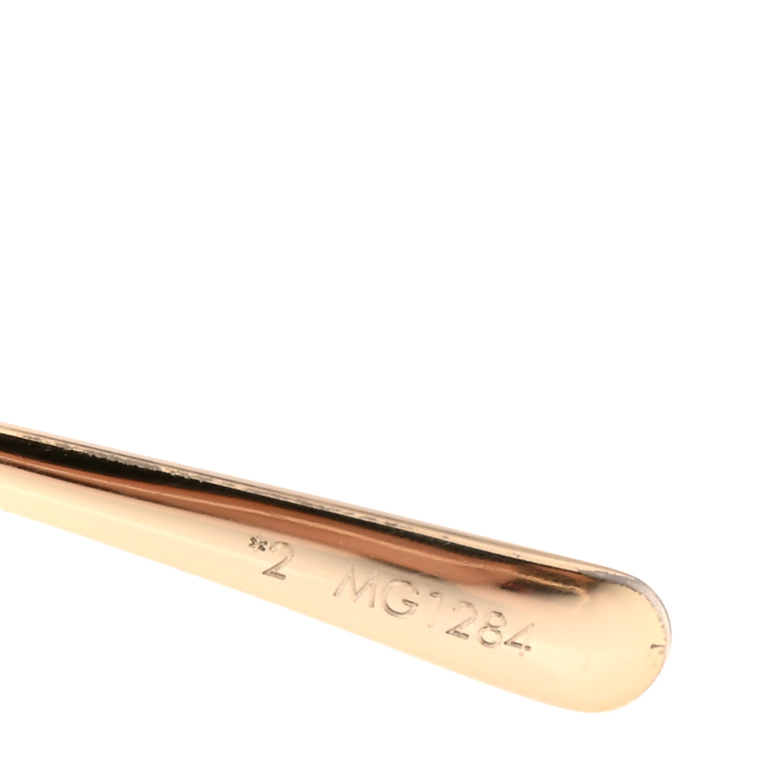 Louis Vuitton Pearl LV Cat Eye Sunglasses Z1995U Gold 7 of 8
