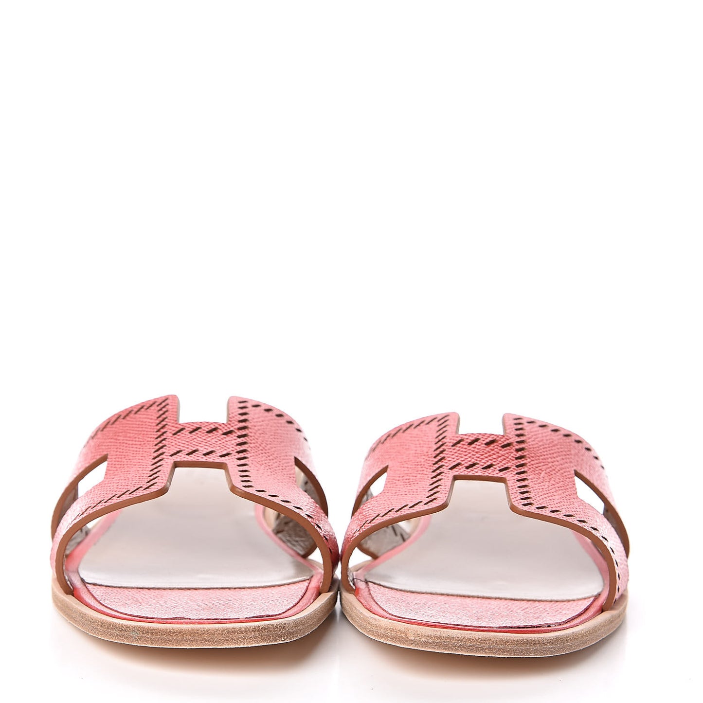 Patent Epsom Perforated Oran Sandals 40