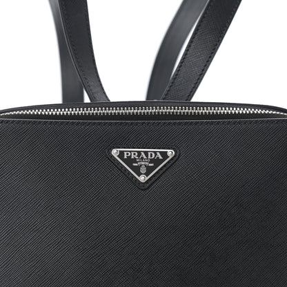 Prada Saffiano Travel Backpack Black 8 of 11