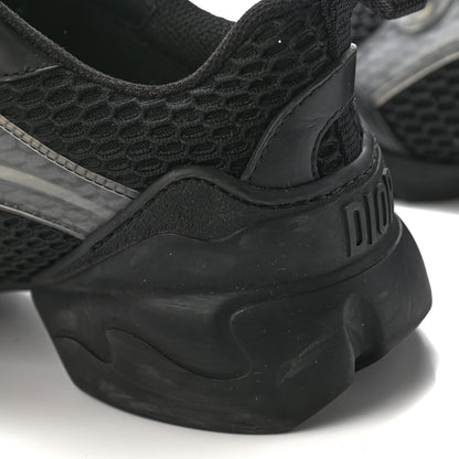 Christian Dior Mesh Calfskin Womens D-Connect Sneakers 38 Black 10 of 10