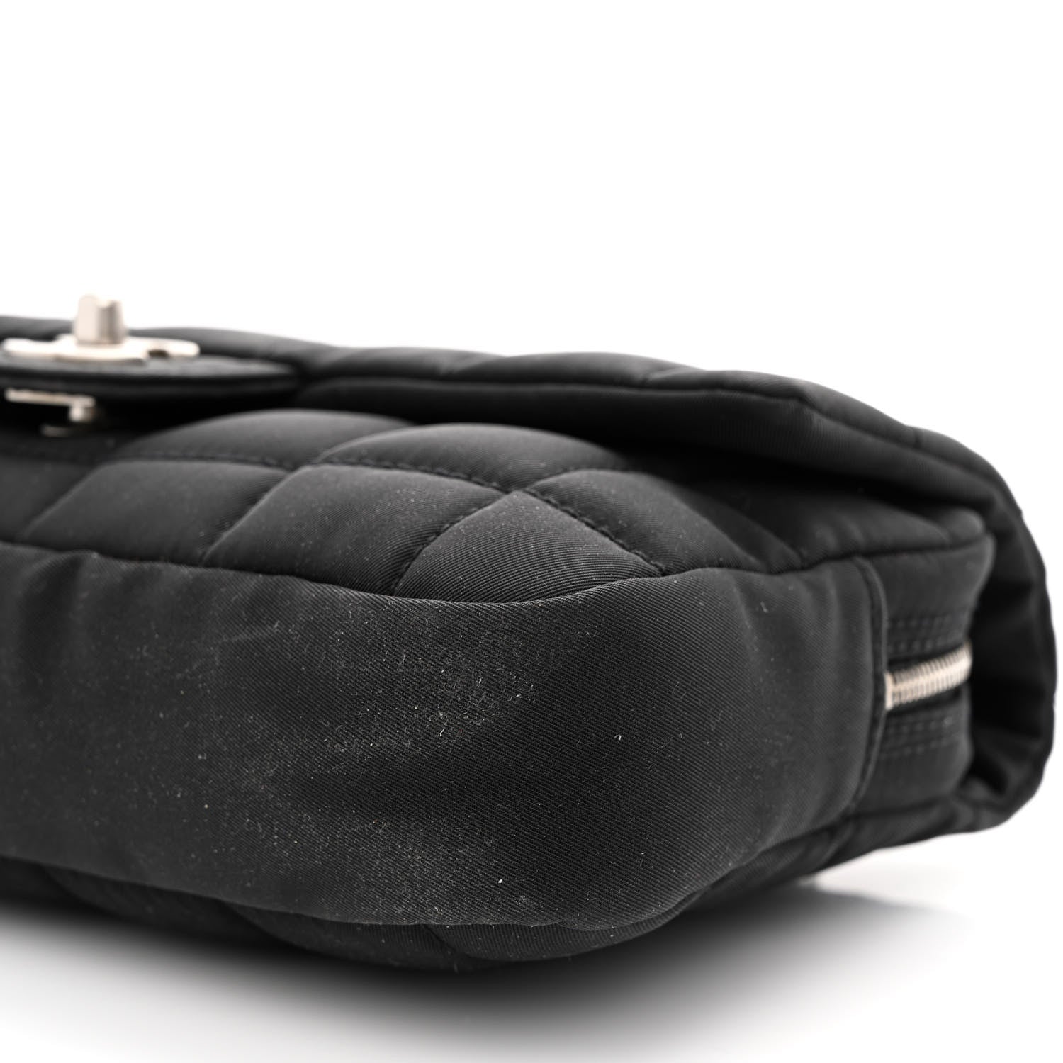 Chanel Nylon Square Quilted Flap Black 10 of 10