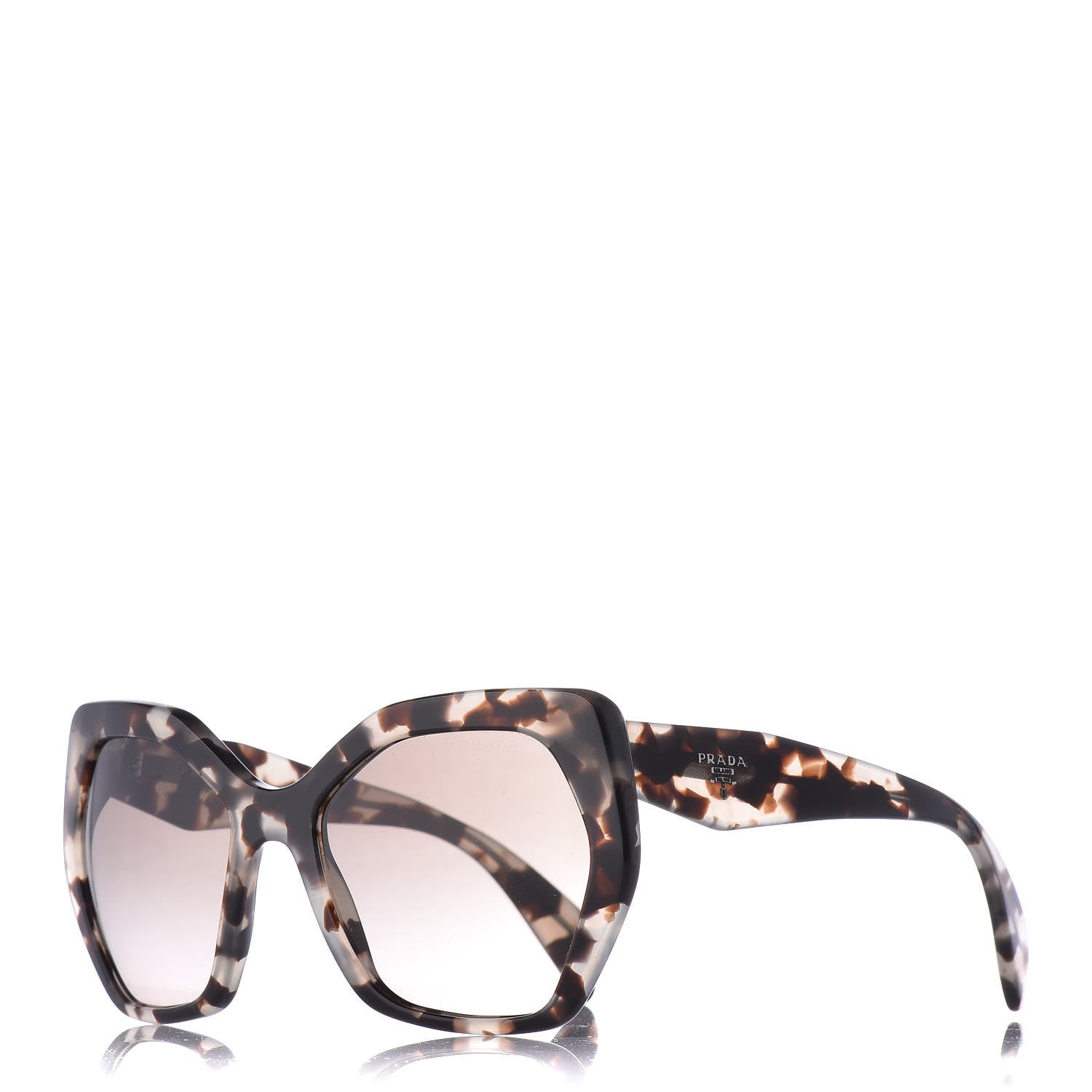 Prada Sunglasses SPR 16R Tortoise Grey 1 of 7