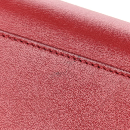 Saint Laurent Calfskin Small Monogram Cabas Lipstick Red 21 of 25