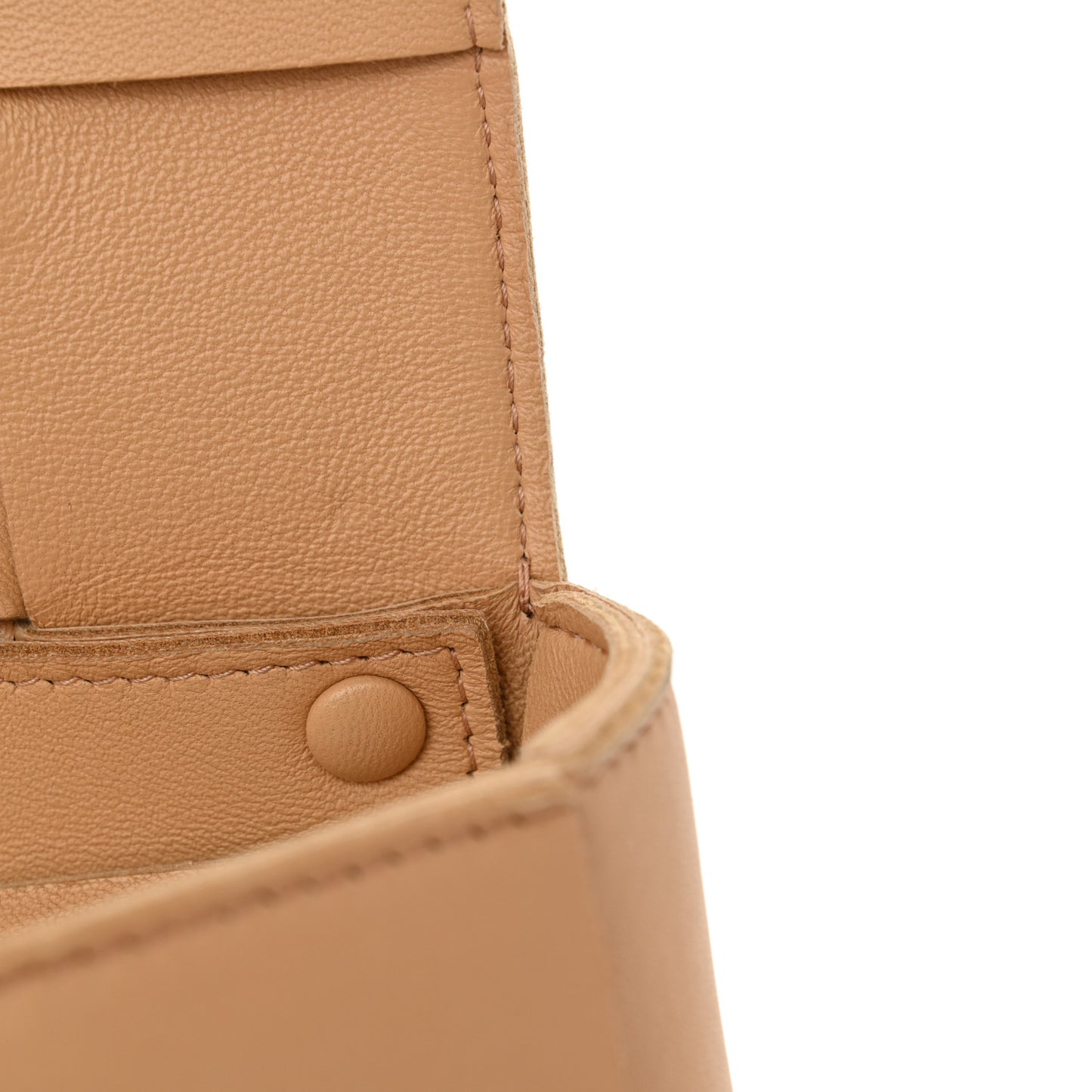 Nappa Maxi Intreccio The Belt Cassette Bag Almond