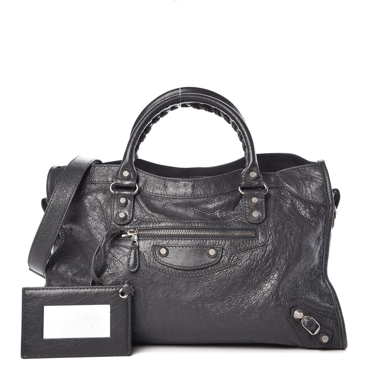 Agneau Giant 12 Silver Hardware City Gris Fossile