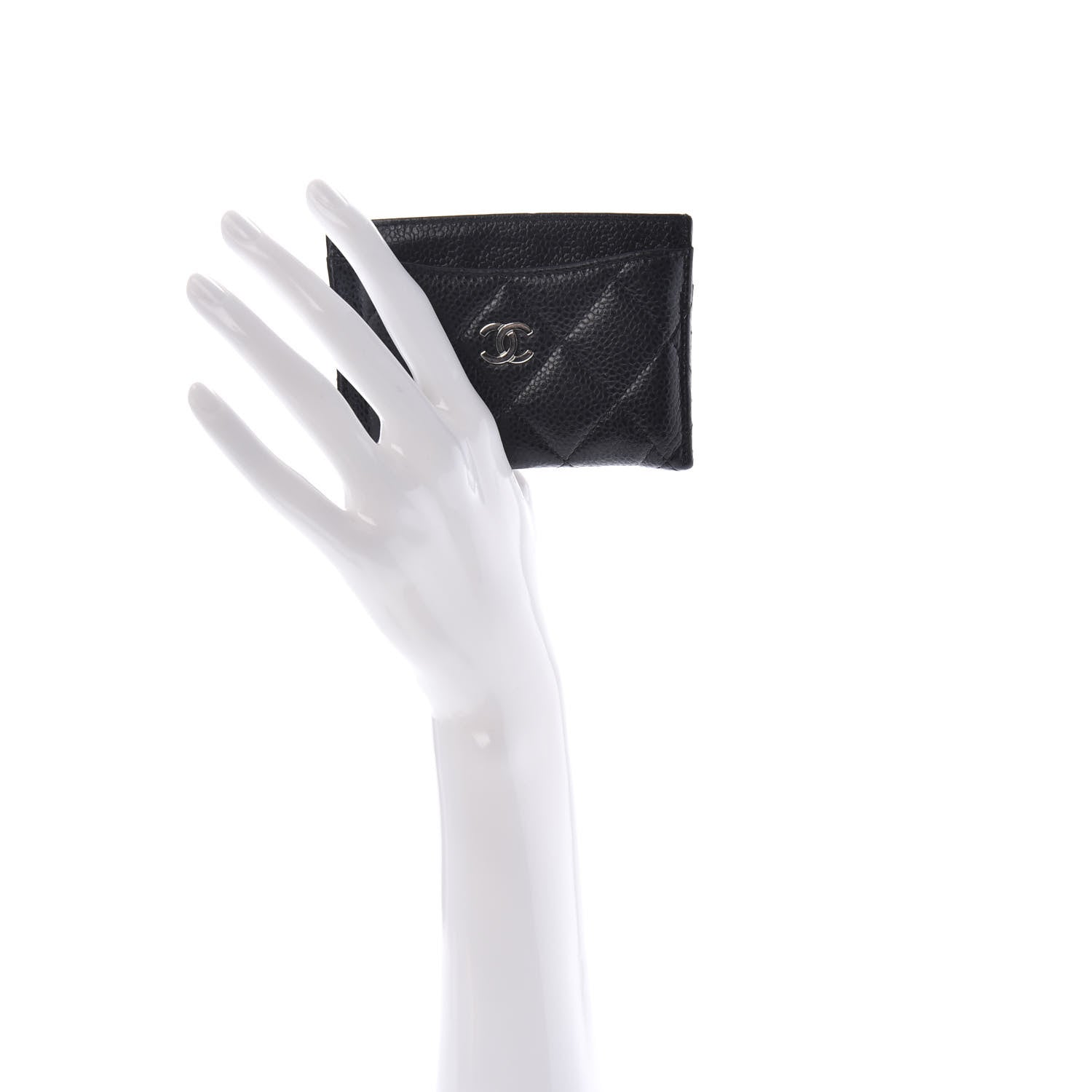 Chanel Caviar Quilted Card Holder Black 2 of 9