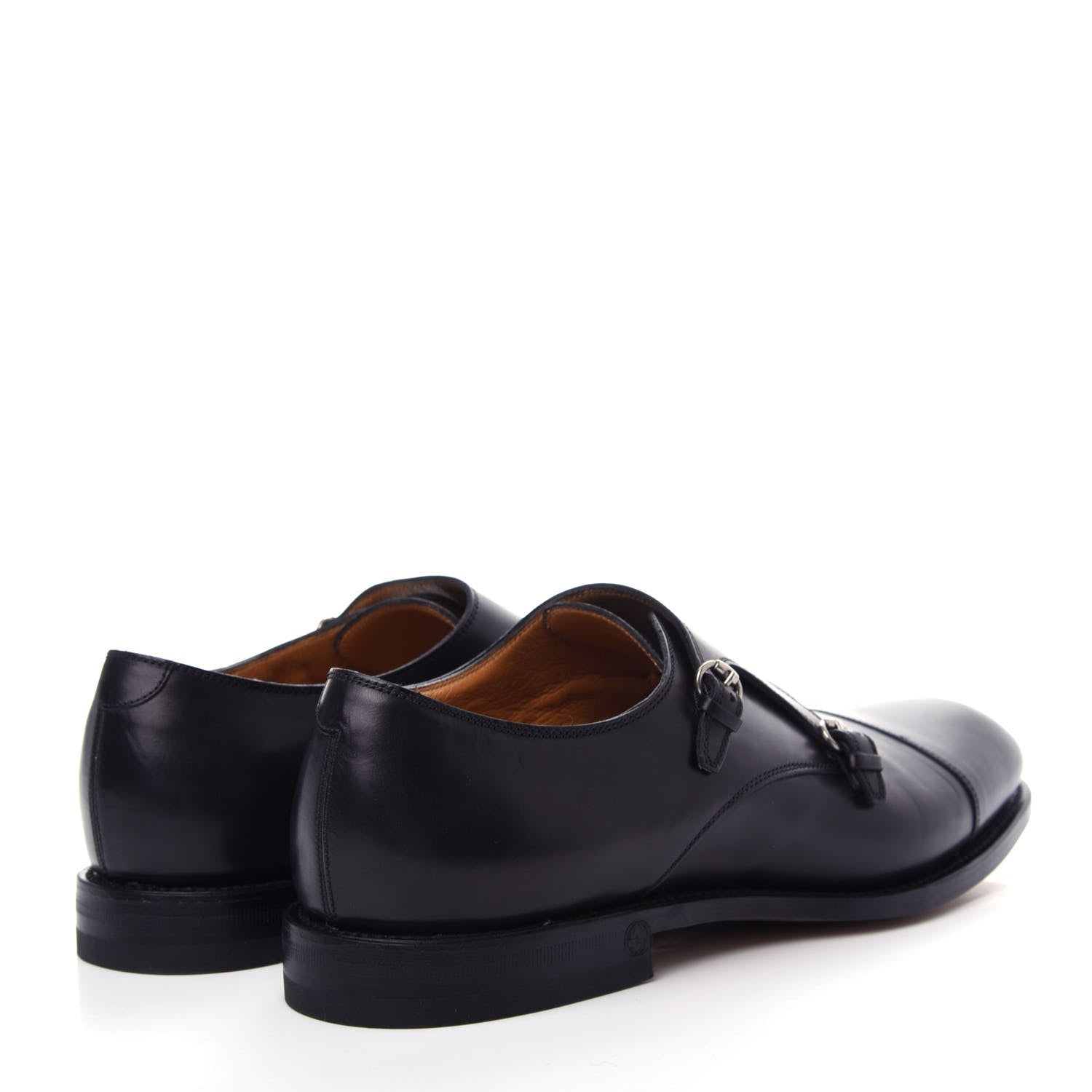 Gucci Calfskin Mens Buckle Loafer 9 Black 4 of 12