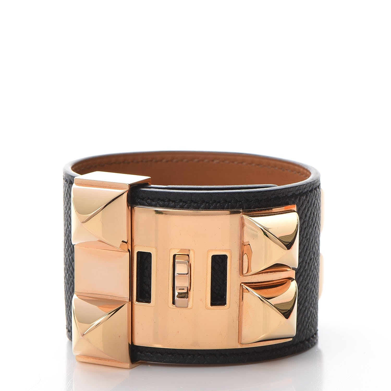 Hermes Epsom Collier de Chien CDC Bracelet S Black 4 of 9