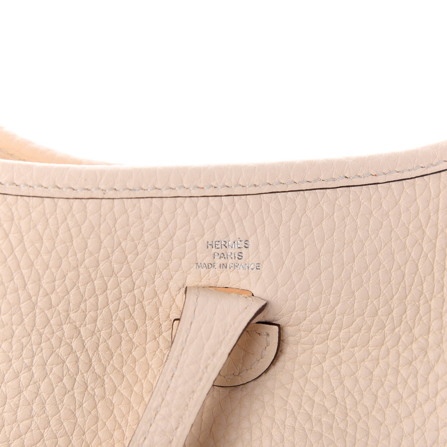 Hermes Taurillon Clemence Amazone Evelyne TPM Nata Craie 6 of 9