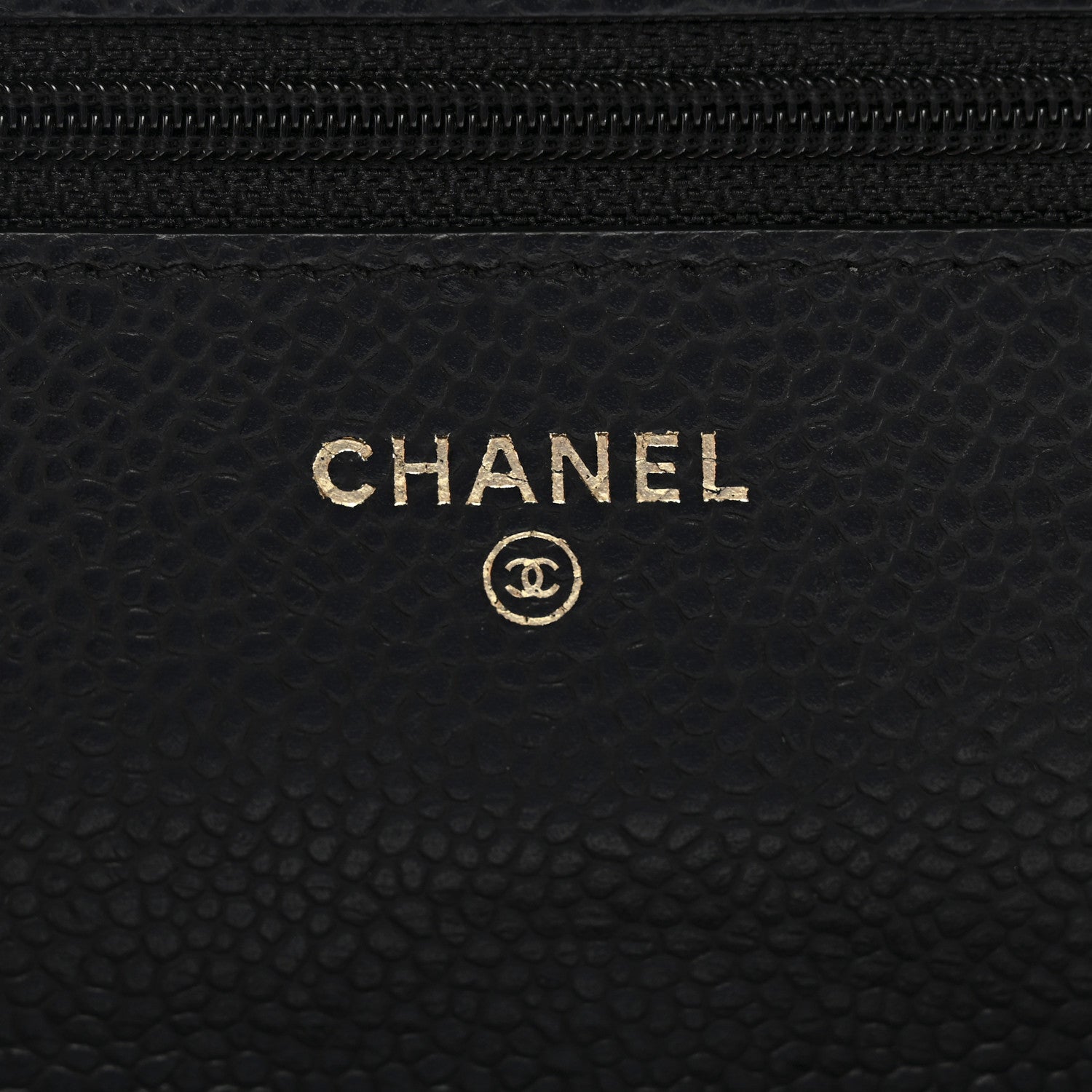 Chanel Caviar Quilted Wallet on Chain WOC Black 5 of 12