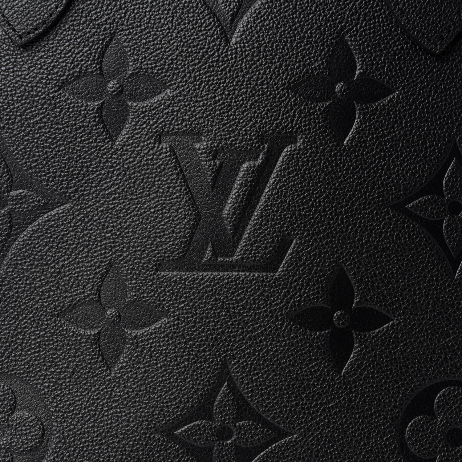 Louis Vuitton Empreinte Monogram Giant Neverfull MM Black 9 of 10