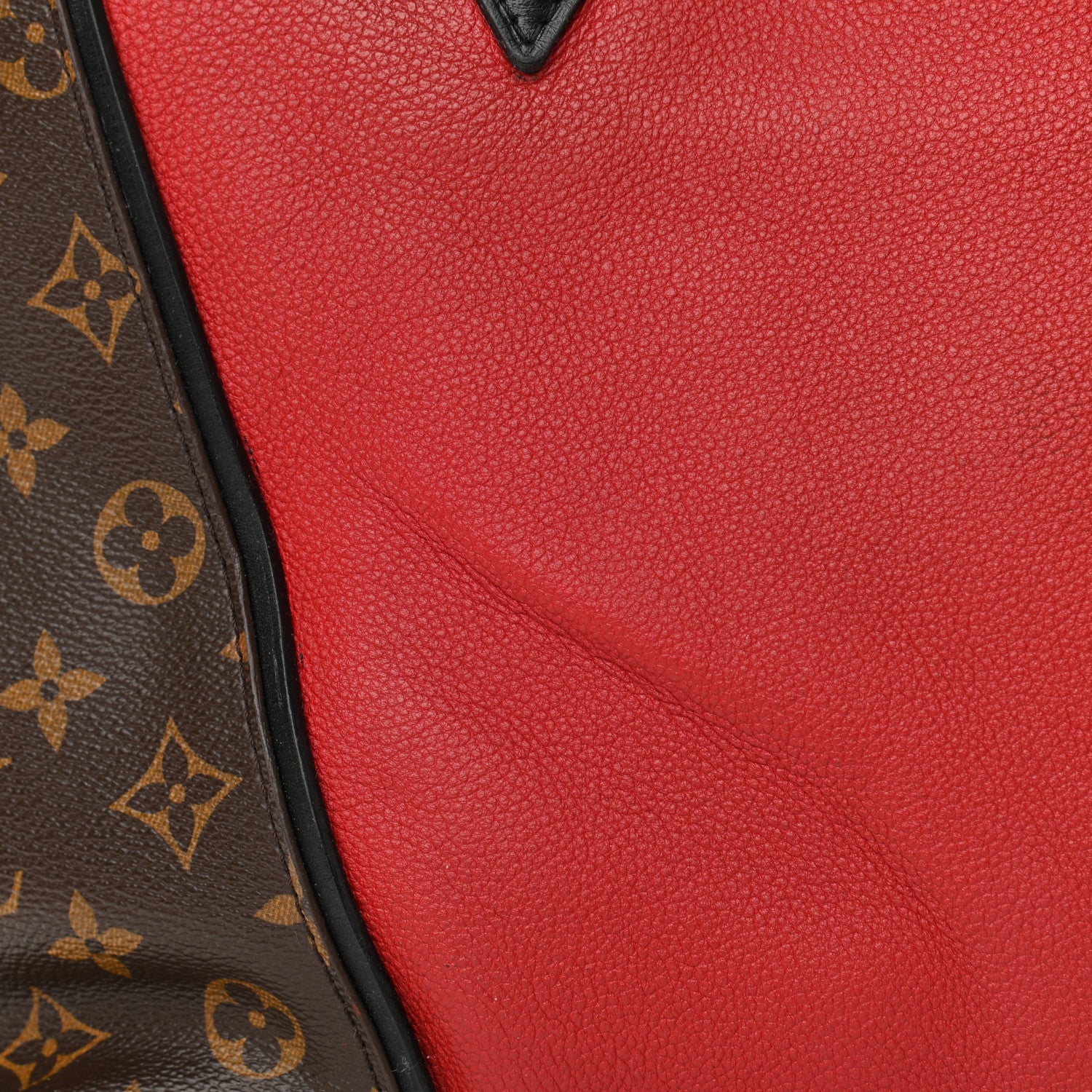 Louis Vuitton Monogram Cuir Orfevre Tote W PM Cherry 11 of 14
