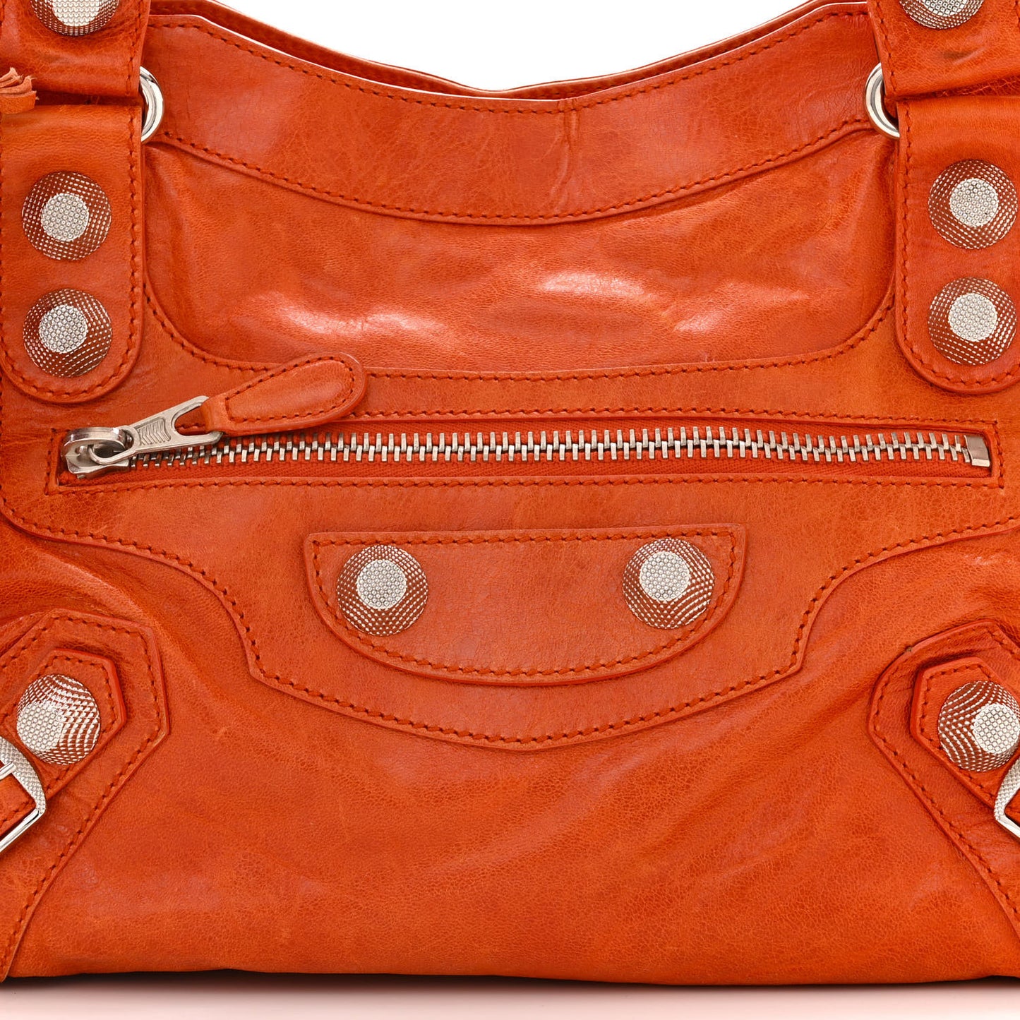 Agneau Giant 21 Silver Hardware City Mandarine