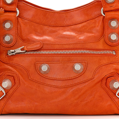Balenciaga Agneau Giant 21 Silver Hardware City Mandarine 9 of 13