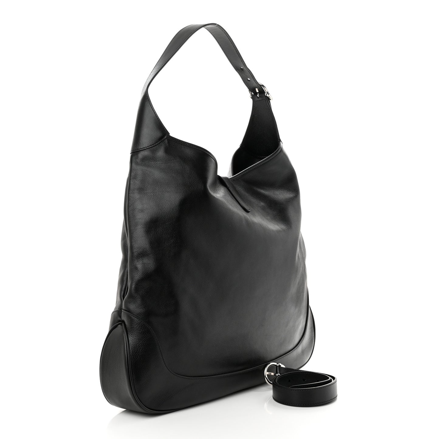 Calfskin Large Jackie 1961 Shoulder Bag Black Black