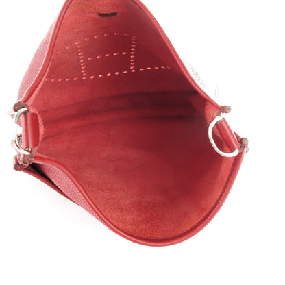 Hermes Taurillon Clemence Evelyne III PM Rouge Garance 5 of 7