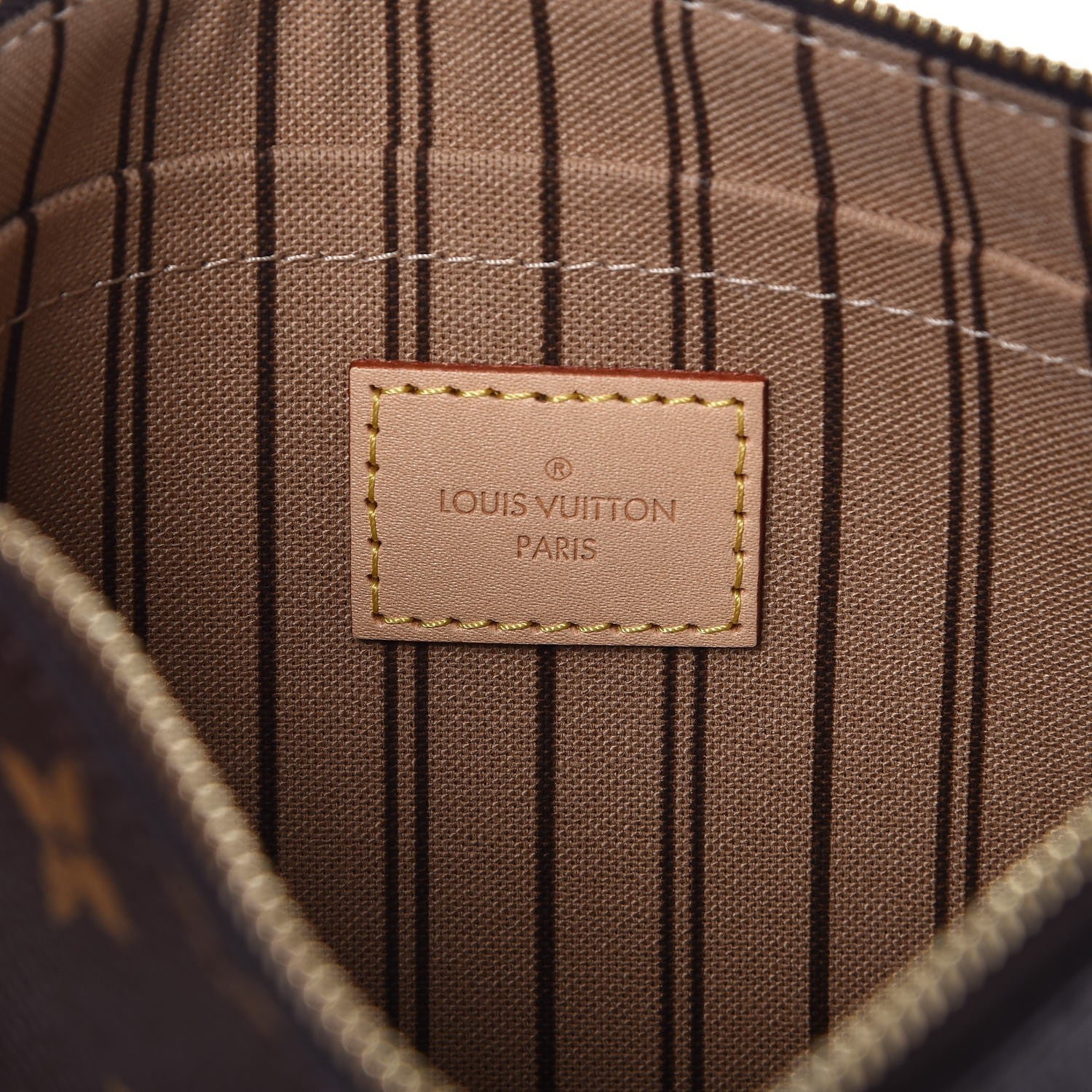 Louis Vuitton Monogram Neverfull MM GM Pochette 6 of 9