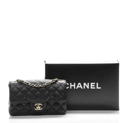 Chanel Caviar Quilted Mini Rectangular Flap Black 8 of 8