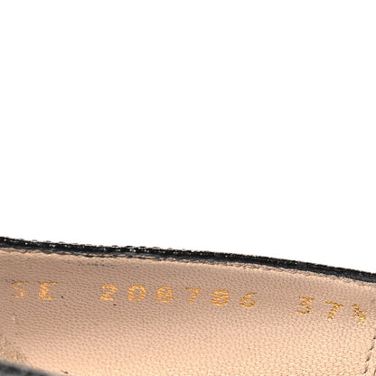 Saint Laurent Vernigolf Tribtoo 105 Platform Pumps 37.5 Black 6 of 8