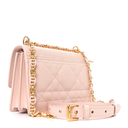 Christian Dior Lambskin Macrocannage Mini Miss Caro Bag Rose Quartz 3 of 10