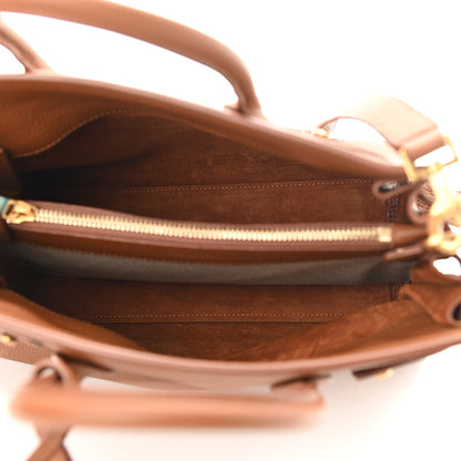 Saint Laurent Grained Calfskin Baby Sac De Jour Supple Canyon 5 of 10