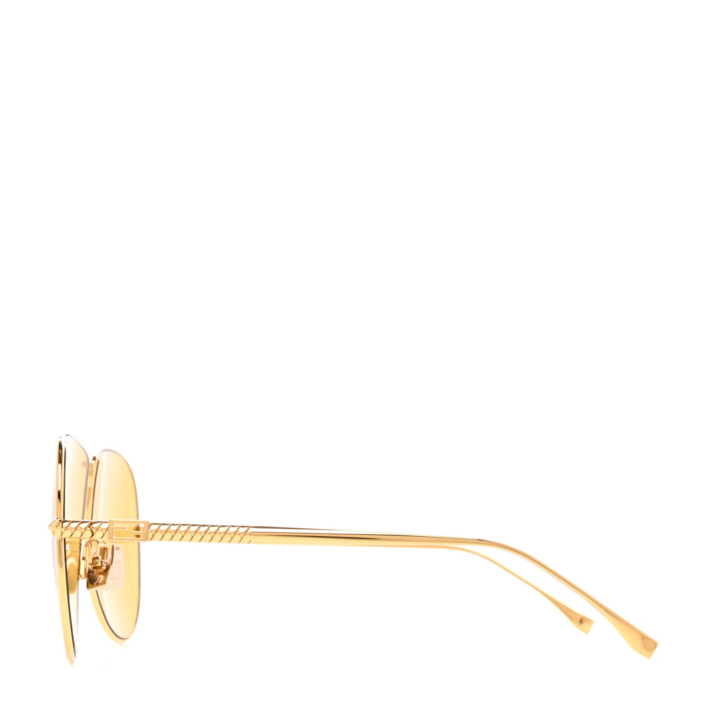 Metal Aviator Sunglasses FF 0437/S Gold