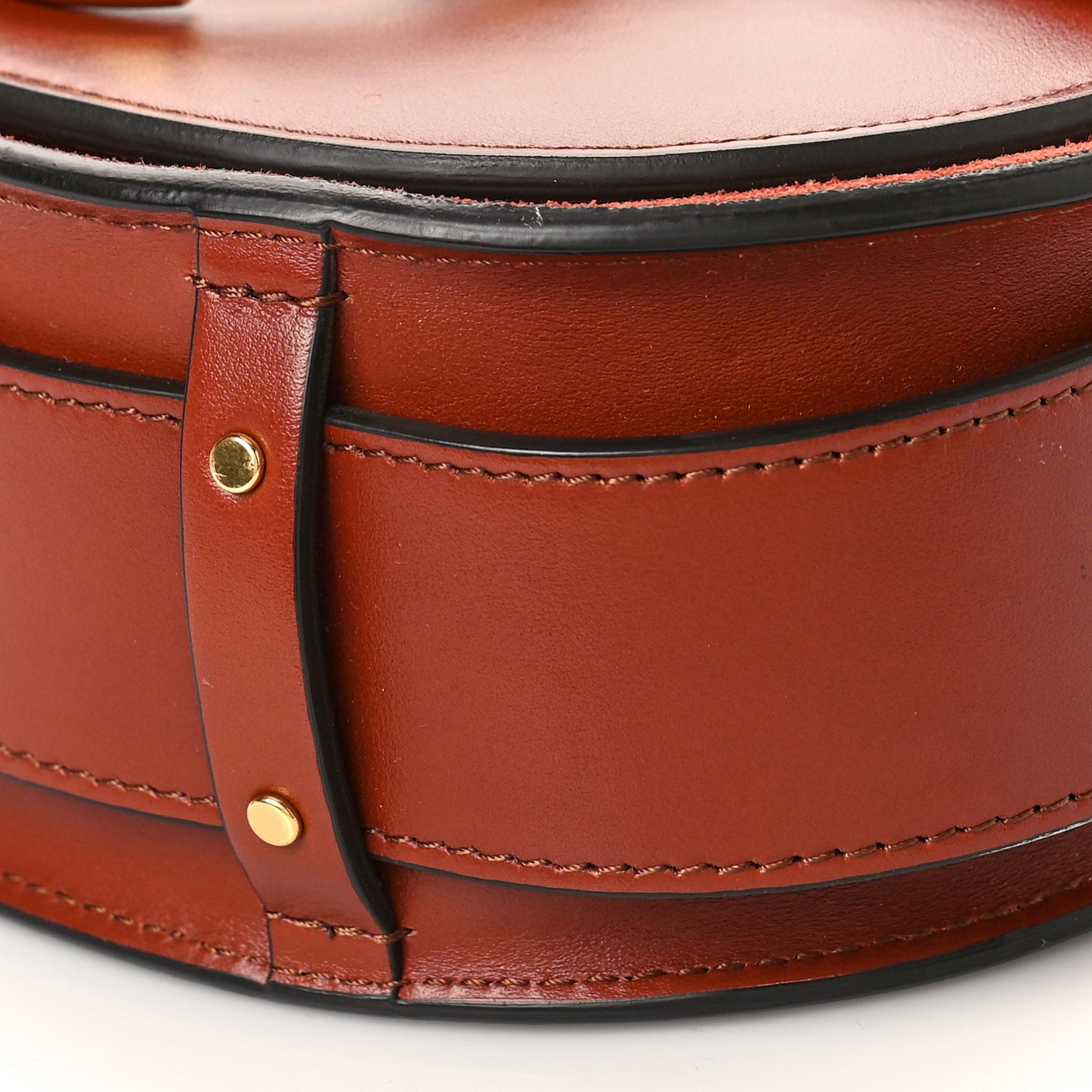 Calfskin Small Tess Bag Sepia Brown