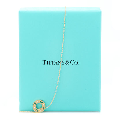 Tiffany 18K Yellow Gold Diamond Atlas Pierced Pendant Necklace 5 of 5