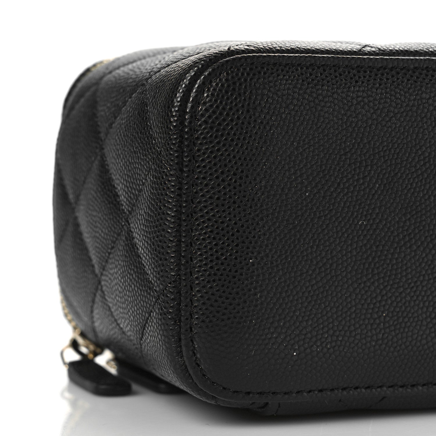 Chanel Caviar Quilted Small Vanity Case With Chain Black 8 of 10