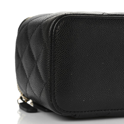 Chanel Caviar Quilted Small Vanity Case With Chain Black 8 of 10
