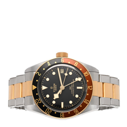 TUDOR Stainless Steel 18K Yellow Gold 41mm Black Bay S&G Chronograph Automatic Watch Black 79833MN 2 of 5