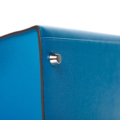Hermes Epsom Kelly Sellier 32 Bleu Zanzibar 14 of 36