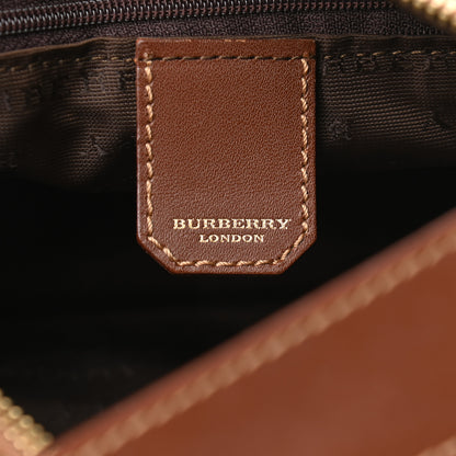 Burberry Haymarket Check Shoulder Bag Brown 5 of 11