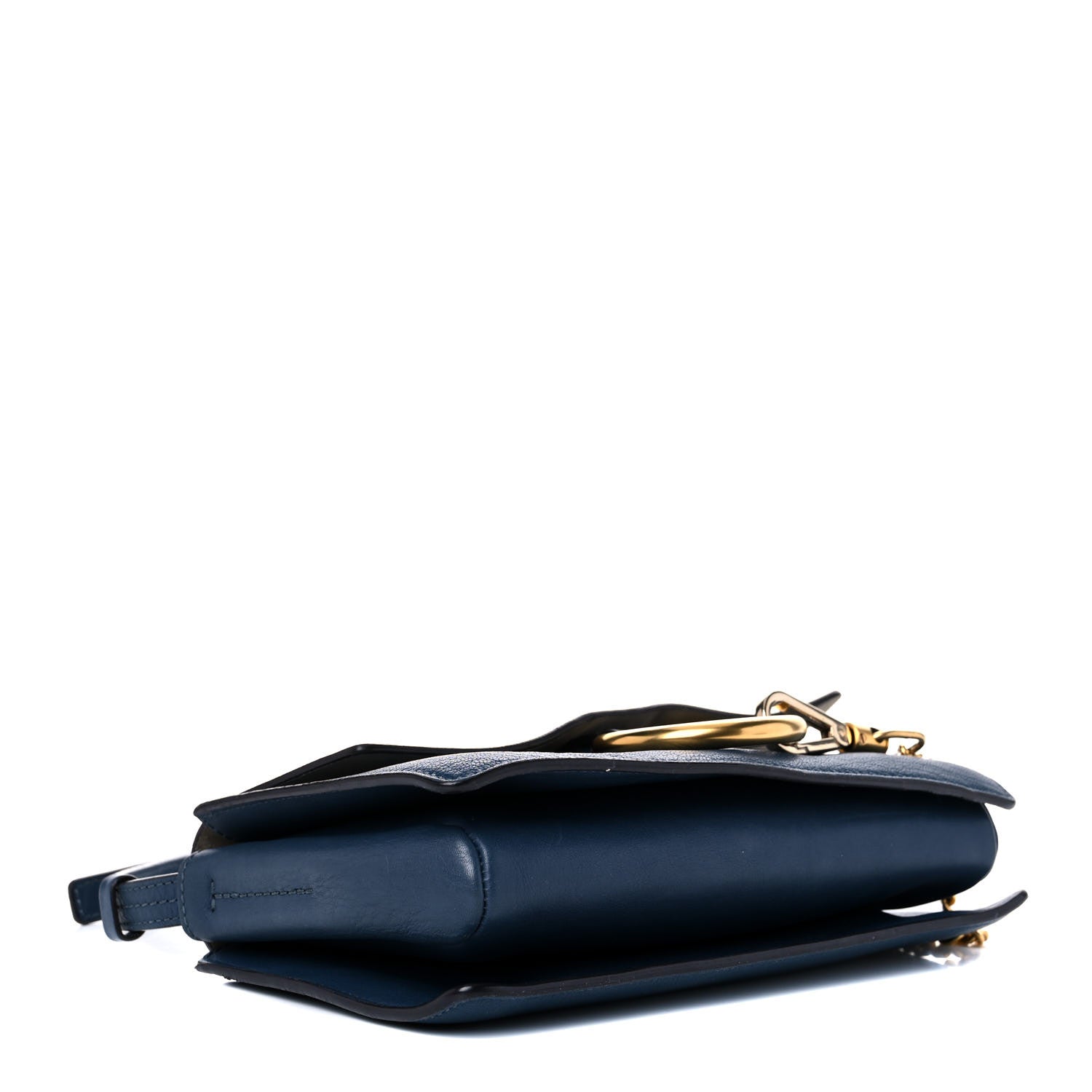 Chloe Goatskin Small Faye Shoulder Bag Denim Blue 4 of 20
