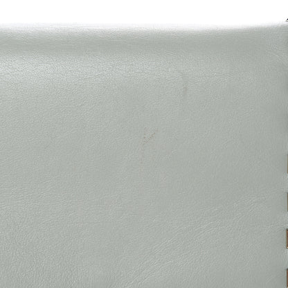Valentino Garavani Calfskin Rockstud Wallet on Chain Water Green 13 of 15