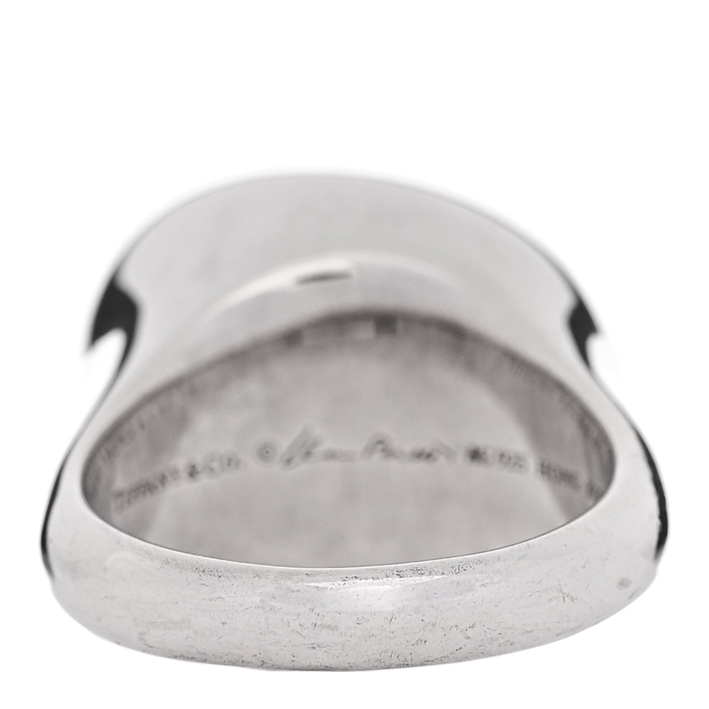 Sterling SIlver Crystal Elsa Peretti Cabochon Ring 52 6