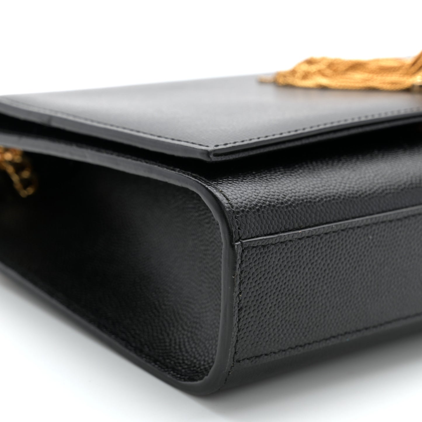 Grain De Poudre Medium Classic Monogram Kate Tassel Satchel Black