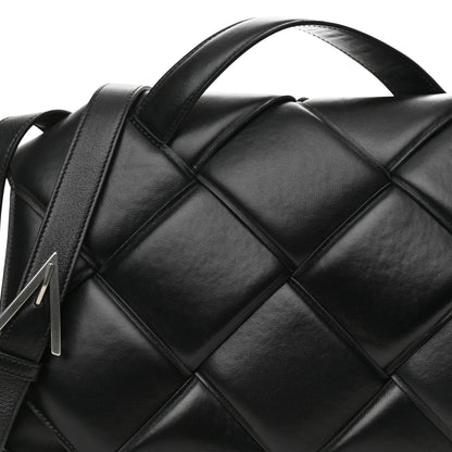 Bottega Veneta Nappa Intreccio Padded Top Handle Shoulder Bag Black 6 of 8