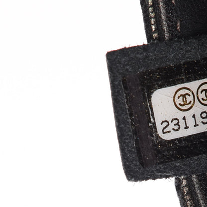Chanel Metallic Goatskin Quilted Medium Rock In Rome Flap Charcoal 9 of 10