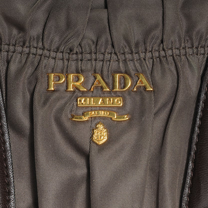 Prada Tessuto Nylon Gaufre Tote Fumo 10 of 11