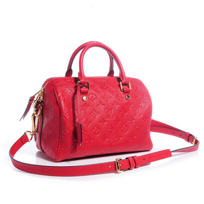 Louis Vuitton Empreinte Speedy Bandouliere 25 Cherry 3 of 7