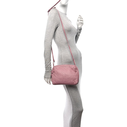 Bottega Veneta Nappa Intrecciato Nodini Crossbody Messenger Watteau 2 of 9