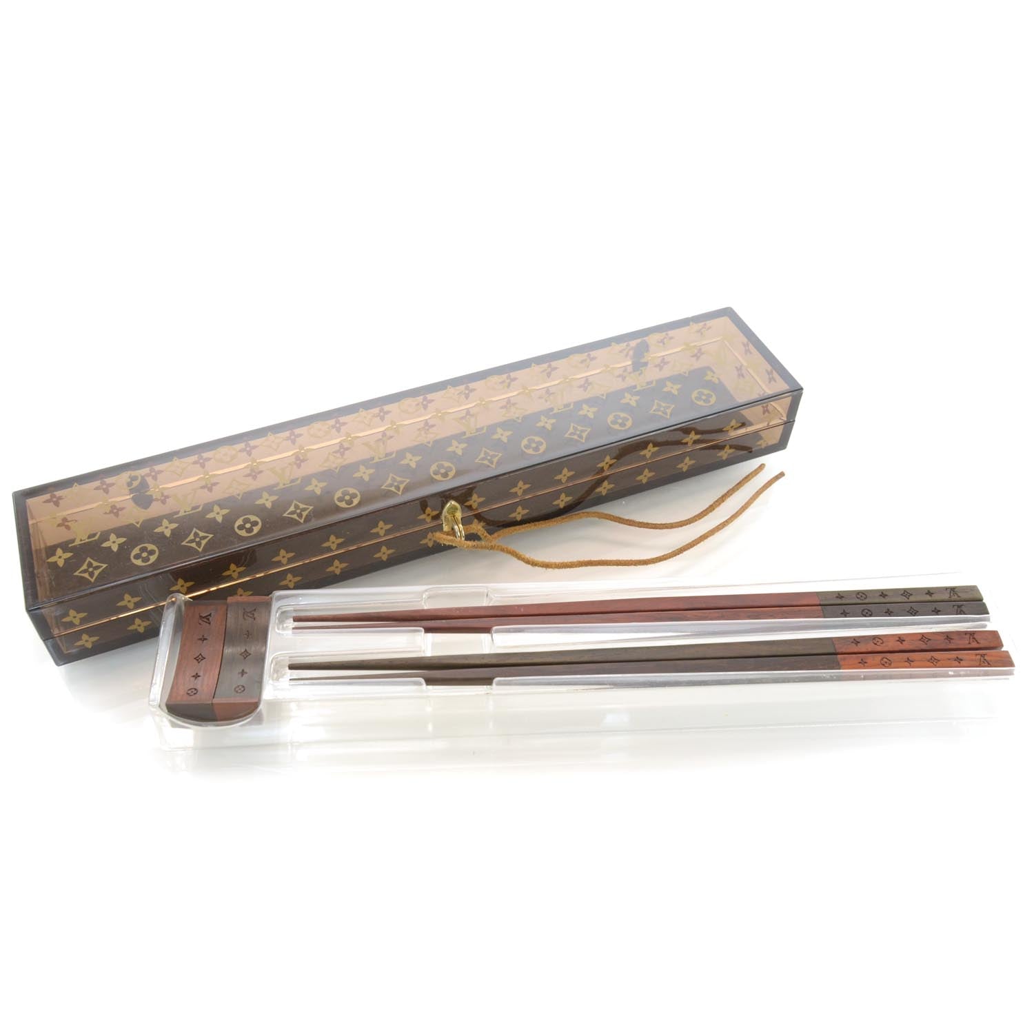 Louis Vuitton Rosewood Monogram Chopsticks 1 of 4