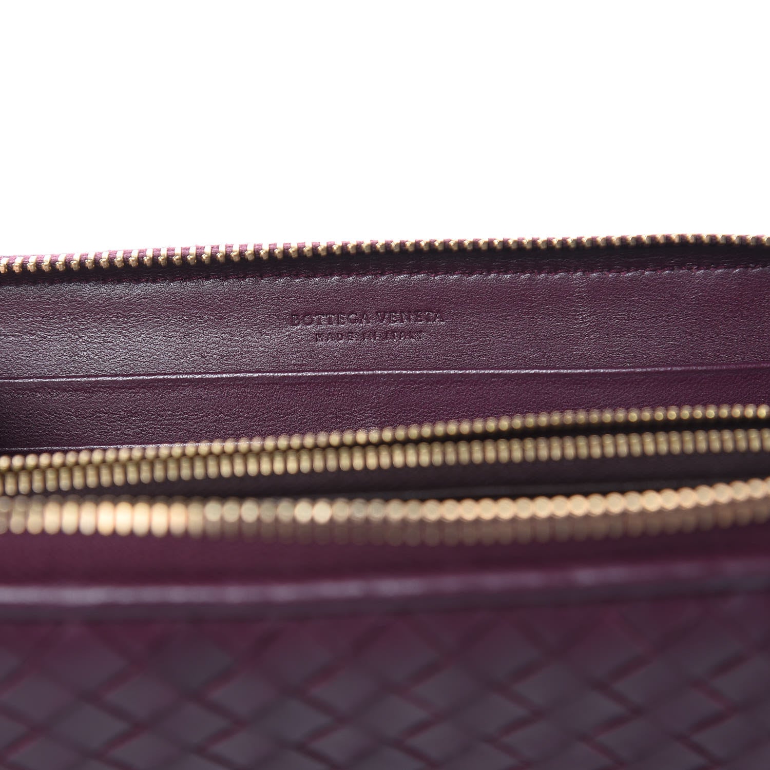 Bottega Veneta Nappa Intrecciato Zip Around Wallet Opera 6 of 13
